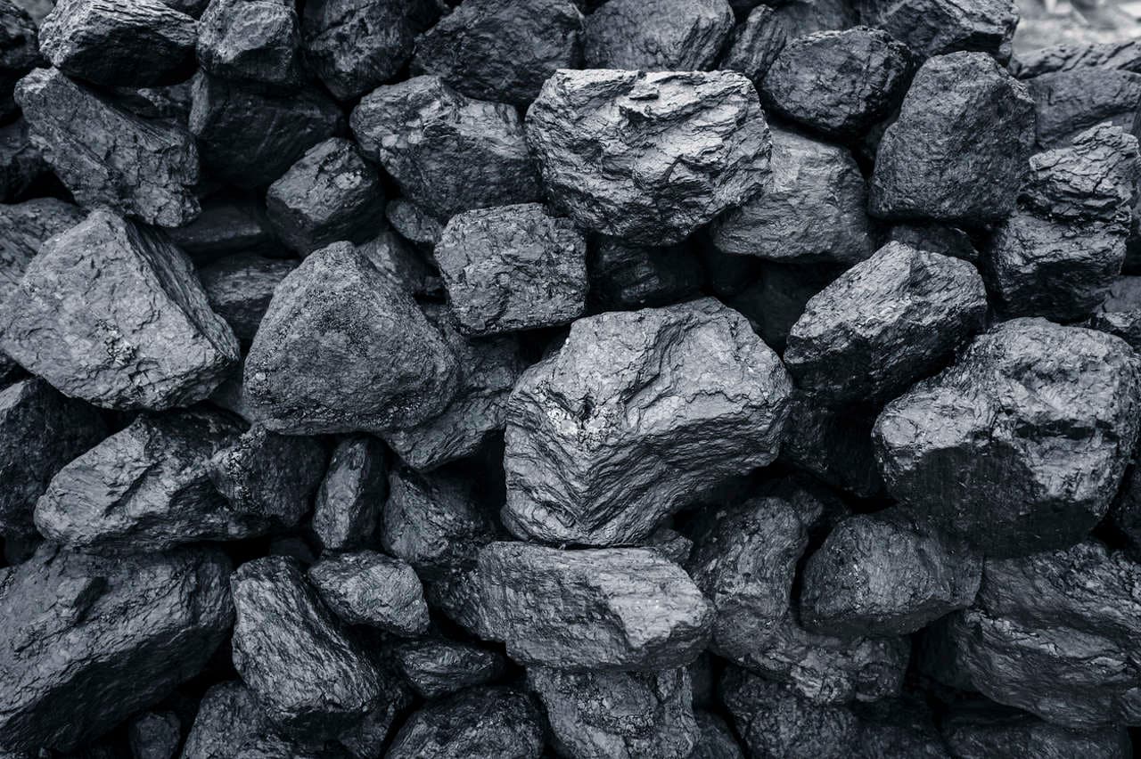 Coal product close-up for export buyers